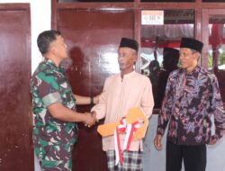 Dandim 0826 Pamekasan Secara Simbolis Serahkan Kunci Rumah Program Renovasi Rutilahu Tahun 2022