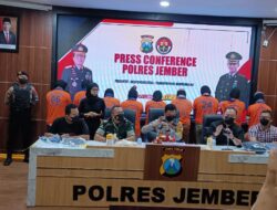 15 Orang Berhasil Diamankan dan Digelandang ke Mapolres Jember, 9 Orang Sudah Dipastikan Sebagai Tersangka