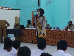 Goes to School, Polwan Polres Pamekasan Berikan Penyuluhan Kepada Siswa SMAN II