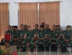 Dandim 0822 Bondowoso Hadiri Riksiapops Satgas Yonif Raider 514/SY