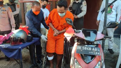 Polsek Denpasar Selatan Amankan Pelaku Jambret Tas Wisatawan Prancis
