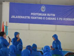 Jalasenastri Ranting E Cabang 5 PG Kormar, Laksanakan Pertemuan Rutin Pererat Silaturahmi