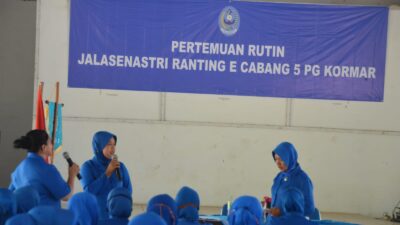 Jalasenastri Ranting E Cabang 5 PG Kormar, Laksanakan Pertemuan Rutin Pererat Silaturahmi