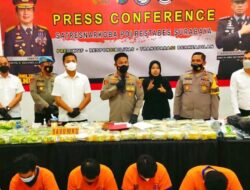 90.7 kg Sabu dan 13.6 kg Ganja Disita Polrestabes Surabaya, 8 Tersangka Berhasil Ditangkap