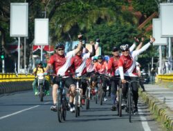 Semarakkan HUT Kemerdekaan RI ke-77, Pangdivif 2 Kostrad mengadakan Fun bike Kelilingi Malang Raya