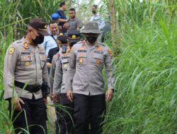 Kapolres Bondowoso Lakukan Peninjauan Pembakaran Lahan Tebu di Wilayah Pujer