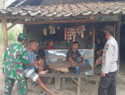 Babinsa Tegalampel Woro-Woro Pencegahan Kebakaran Hutan Dan Lahan