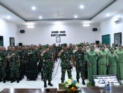 Danrem 083/Bdj Laksanakan Kunker Di Kodim 0825/Banyuwangi