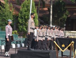 Kapolres Bondowoso Pimpin Sertijab Kapolsek Wringin