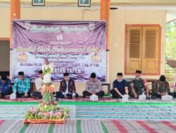 Danramil 0822/11 Tapen, Hadiri peringatan Maulid Nabi Muhammad SAW Dipendopo Kecamatan