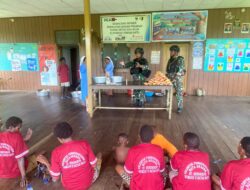 Satgas Yonif Raider 514/SY/9/2 Kostrad Pelopori Home Industri Bagi Warga Papua