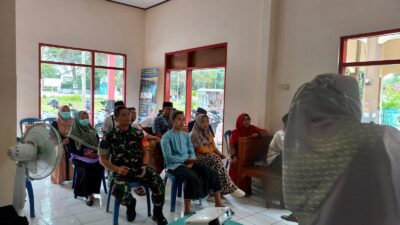 Babinsa Koramil 0822/01 Bondowoso Hadiri Sosialisasi Advokasi Gerakan Masyarakat Hidup Sehat