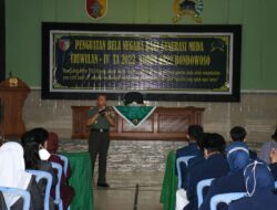 Kodim Bondowoso Gelar Penguatan Bela Negara Bagi Generasi Muda