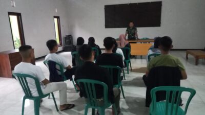 Babinsa Koncer Kidul, Generasi Muda Harus Punya Jiwa Nasionalisme