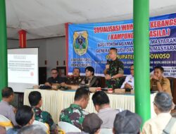 Dandim 0822 Hadir Dibalai Desa Tapen Bondowoso, Berikan Pembinaan dan Wawasan Kebangsaan