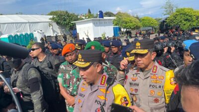 Kapolri Meninjau Posko Brimob Pura Geger Bali Guna Persiapkan Pengamanan KTT G20