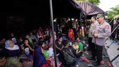 Kapolri Serap Aspirasi Masyarakat yang Jadi Korban Gempa Bumi Cianjur