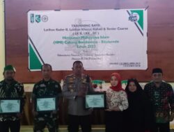 Pasi Intel Kodim 0822, Hadiri Kegiatan Traning Raya Latihan Kader 2 HMI Mahasiswa Islam Cabang Bondowoso – Situbondo