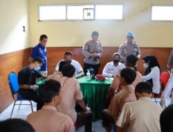 Polresta Mojokerto, Gebyar Vaksinasi Booster dengan Sasaran Pelajar SMK PGRI