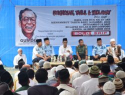 Pasi OPS Kodim 0822 Hadiri Do’a dan Sholawat Bersama di Lapas Bondowoso