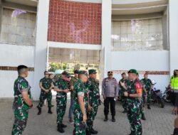 Dandim 0822 Bondowoso Dampingi Pangdam V/Brawijaya Cek Obyek Kesiapan Pengamanan Presiden RI