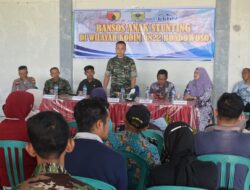 Cek Wilayah TMMD, Dandim 0822 Bondowoso Sambangi Anak Stunting