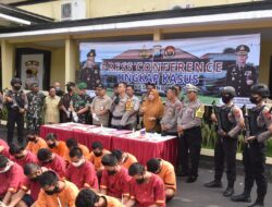 Satresnarkoba Amankan Belasan Pelaku Narkoba dan Okerbaya