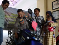 Kapolres Kediri Kota Serahkan Kendaraan Bermotor Kepada Para Korban Curanmor