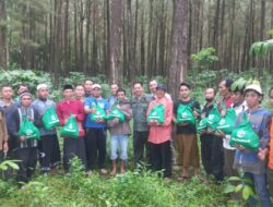 Perhutani KPH Bondowoso, Menyerahkan Paket Sembako Bagi Tenaga Kuli dan dibidang Tebang