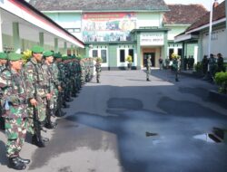 Kodim 0822 Bondowoso Gelar Upacara Bendera tanggal 17an Di Bulan April