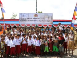 Hari Pendidikan di Nduga,Bupati Meresmikan Rumah Pintar dan Pasar Rakyat Yonif Raider 514 Kostrad