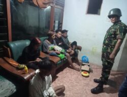 Sigap Babinsa Desa Prajekan Lor Bondowoso Menanggapi Laporan Warga Terkait Dugaan Pesta Miras
