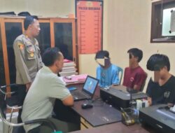 Polisi Berhasil Amankan 3 Remaja Diduga Pencuri Bodyset Motor