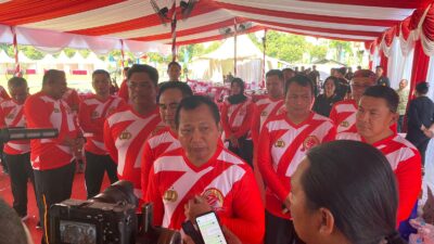 Rayakan Hari Bhayangkara ke 77 Bersama Masyarakat, Polda Jatim Gelar Fun Walk Fun Run