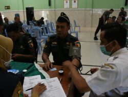 Kodim 0822 Bondowoso Gandeng Dinas Kesehatan, Deteksi Dini PTM Pada Prajurit