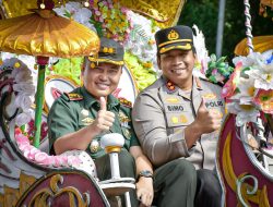 Dandim 0822 Bondowoso bersama Forkopimda Hadiri Serah Terima Kirab Pemilu 2024