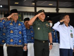 Kasdim 0822 Bondowoso bersama Forkopimda Hadiri Upacara HKN Dan HUT Ke 78 PMI 2023