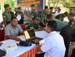 Sambut HUT TNI Ke-78, Kodim 0822 Bondowoso Gelar Donor Darah