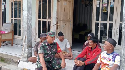 Babinsa Koramil Wonosari Selalu Bersama Masyarakat