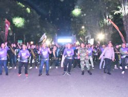Dandim 0822 bersama Forkopimda Hadiri Night Run Ijen Geopark
