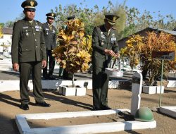 Jelang HUT TNI Ke-78, Prajurit Kodim 0822 Bondowoso Ziarah Nasional ke TMP