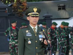 Sambut HUT TNI ke 78, Danyonif 514 Pimpin Upacara di TMP Bondowoso