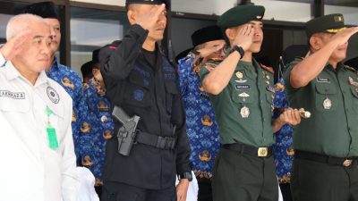 Peringati HUT Ke-78 Prov. Jawa Timur, Letkol inf Rinto Wijaya hadiri upacara di Pendopo Bondowoso