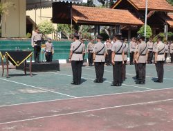 Kapolres Bondowoso Pimpin Sertijab di Lingkungan Polres Bondowoso