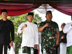 Letkol Inf Rinto Wijaya hadiri Apel Peringatan Hari Santri Nasional 2023 di Kab. Bondowoso