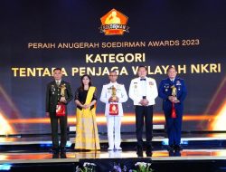 Mayor Inf Sabar Marihot Simanjuntak, Wadan Yonif 514/SY/9/2 Kostrad. Menerima Penghargaan Soedirman Awards 2023.