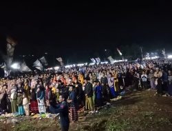 Forkopimda dan Ribuan Masyarakat Binakal Gemakan Doa Bersama dan Sholawat