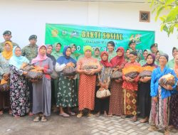Peringati HUT Brigif 9/DY Ke-60, Yonif 514/SY Gelar Bakti Sosial