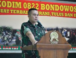 Berikan Jamdan, berikut  Pesan Dandim 0822 Tentang Netralitas TNI Kepada Anggota