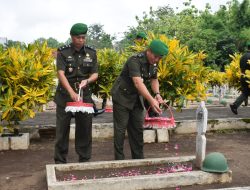 Peringati Hari Juang TNI AD Ke-78, Kodim 0822 Gelar Ziarah di TMP Bondowoso